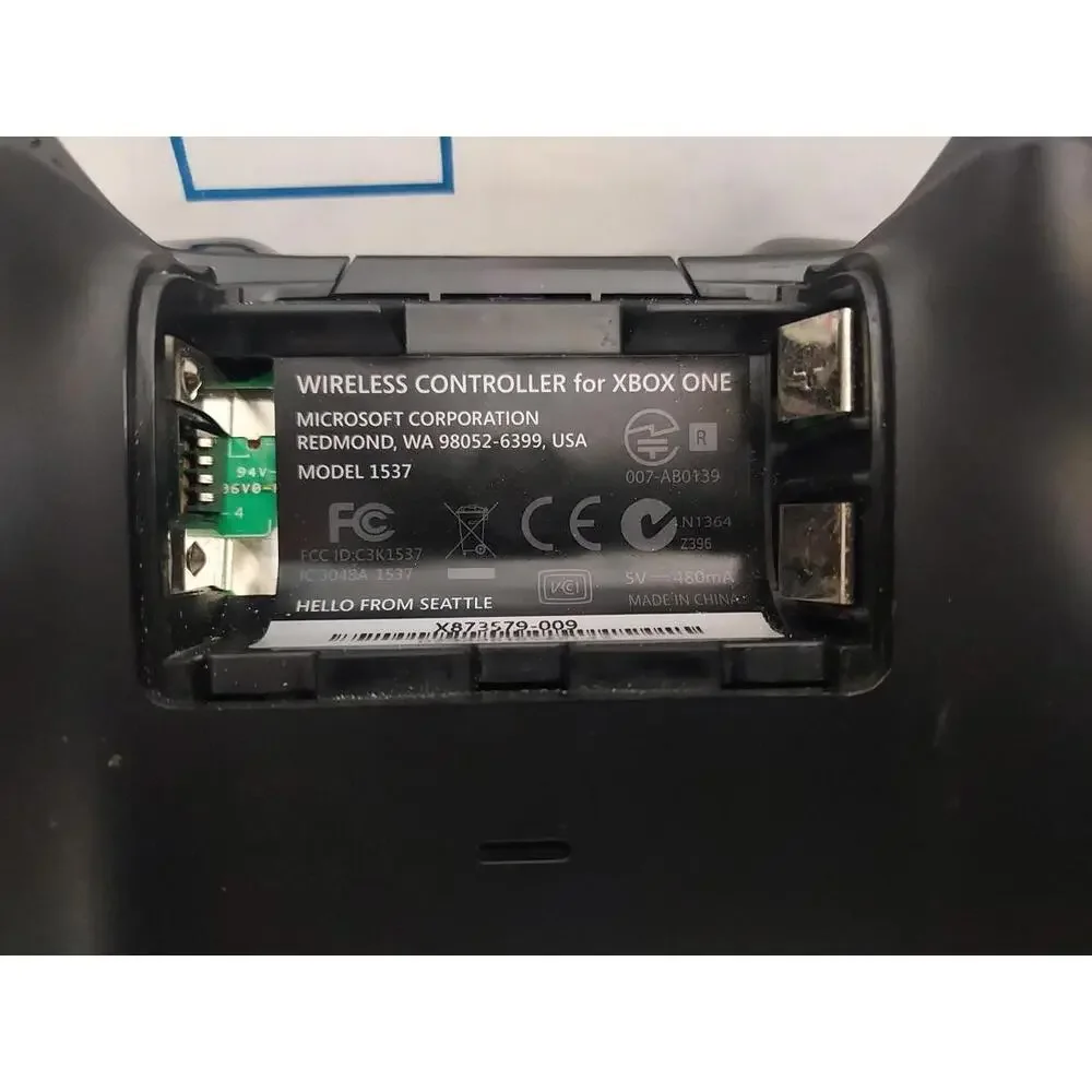 Xbox Controller Wireless Carbon Black Xbox one No Battery No Battery Cap - #421